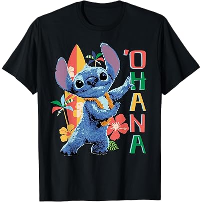 Amazon | ディズニー リロ&スティッチ 実写映画 Stitch Vibes フラ T